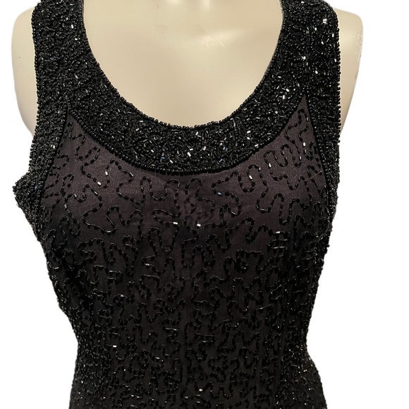 Laurence Kazar Vintage Beaded Dress & Jacket - Picture 9 of 14